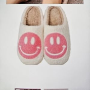 A Girl Thing Pink and Cream Slippers